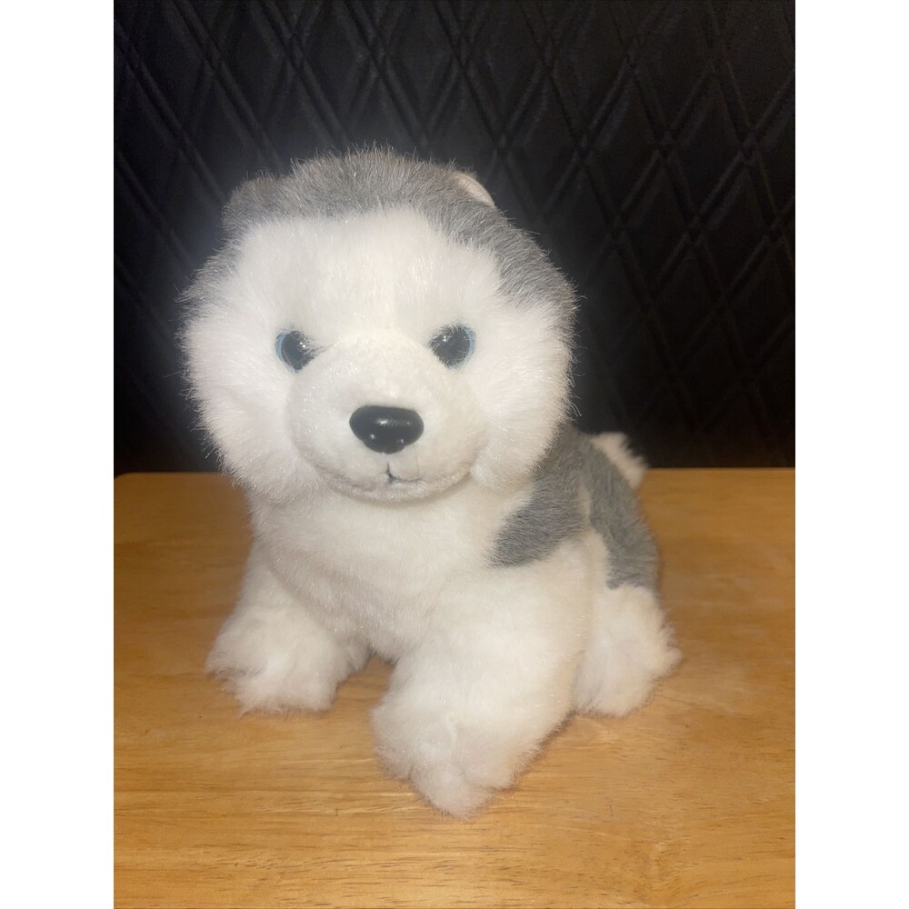 Vintage Ty Dakota Husky Dog Wolf 10" Stuffed Animal Plush 1994 Realistic Wolf